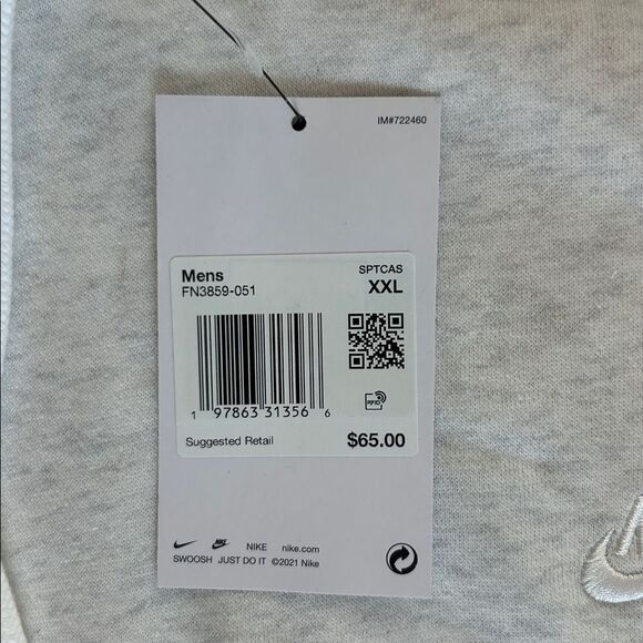 Nike Club Fleece Embroidered Pullover Hoodie, Men’s Size XXL - Picture 3 of 6